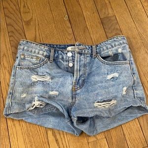 Denim shorts